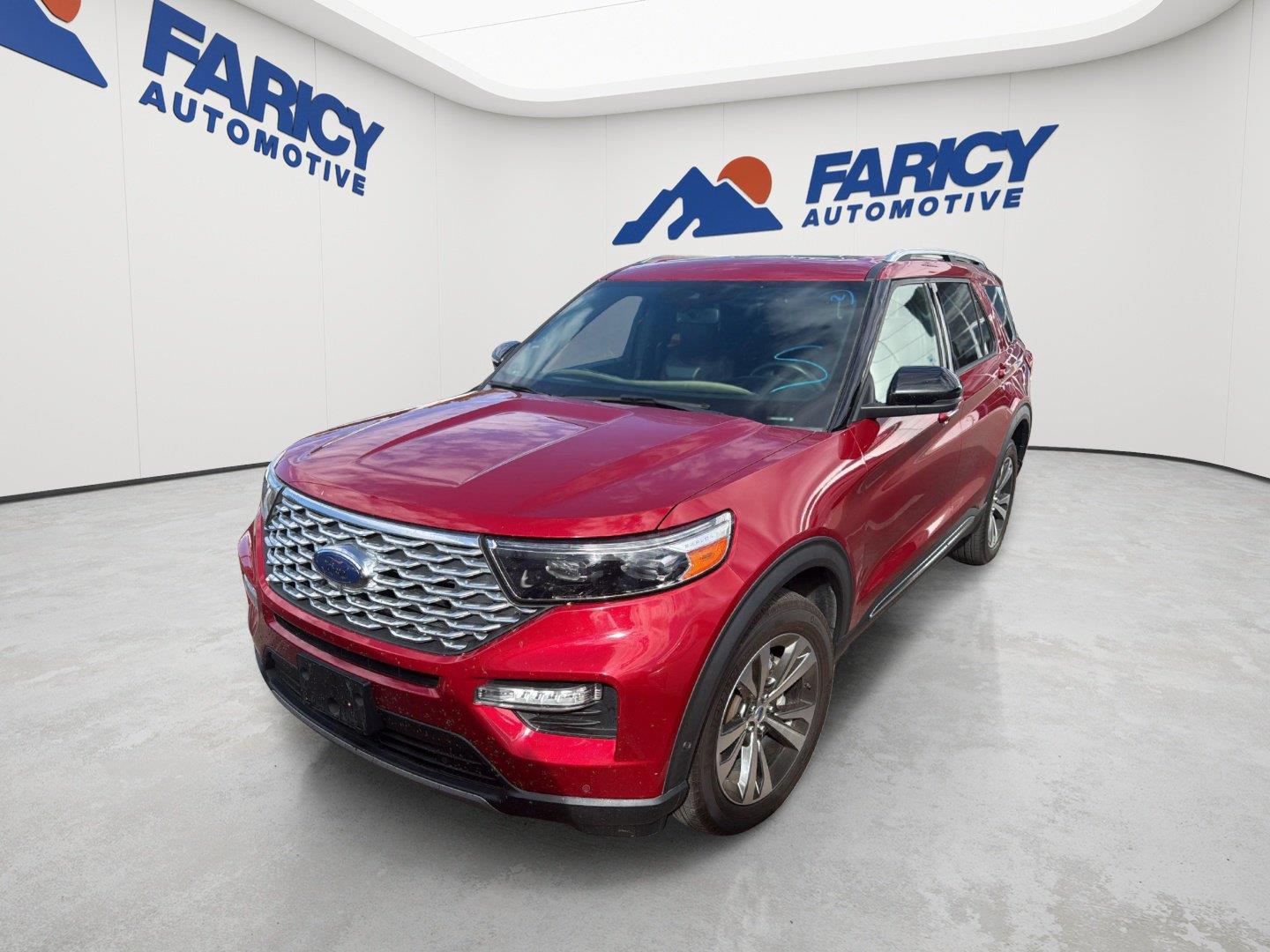 Rapid Red Metallic Tinted Clearcoat 2020 Ford Explorer SUV / Crossover All-Wheel Drive Automatic