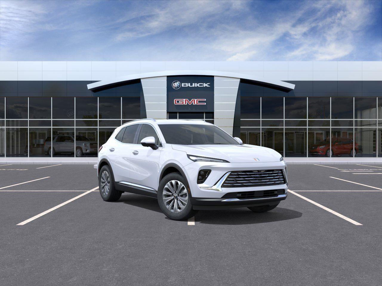 Iridescent White Tricoat 2026 Buick Envision SUV / Crossover All-Wheel Drive 9-Speed Automatic