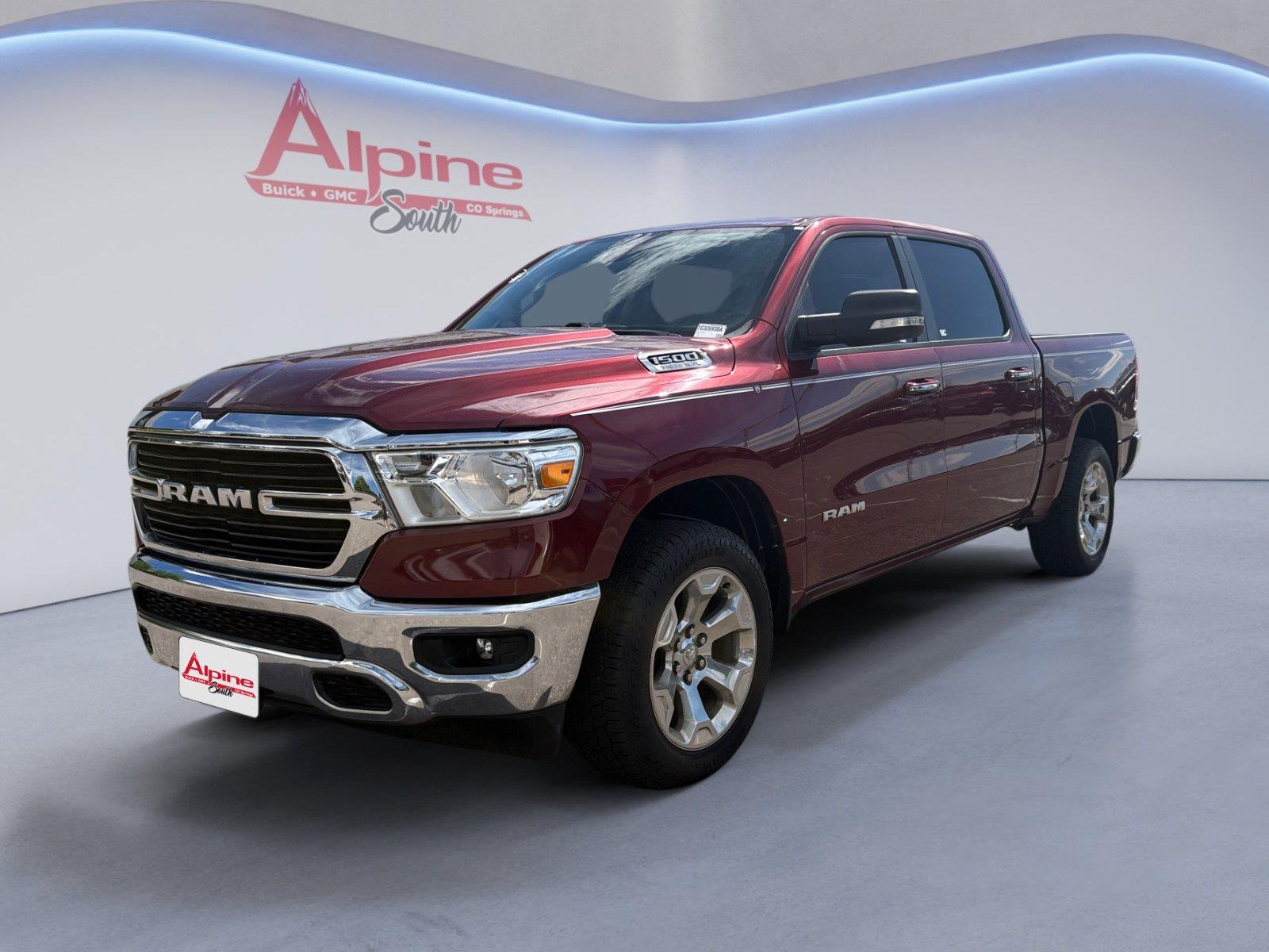 Delmonico Red Pearlcoat 2020 RAM 1500 Pickup Truck Four-Wheel Drive 8-Speed Automatic
