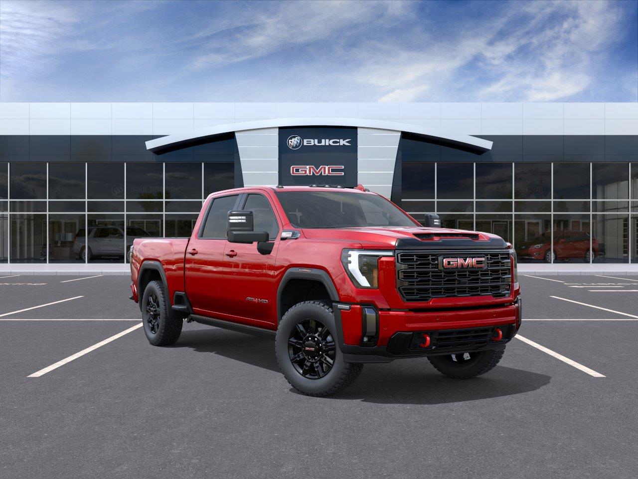 Volcanic Red Tintcoat 2026 GMC Sierra 3500HD Pickup Truck Four-Wheel Drive Automatic