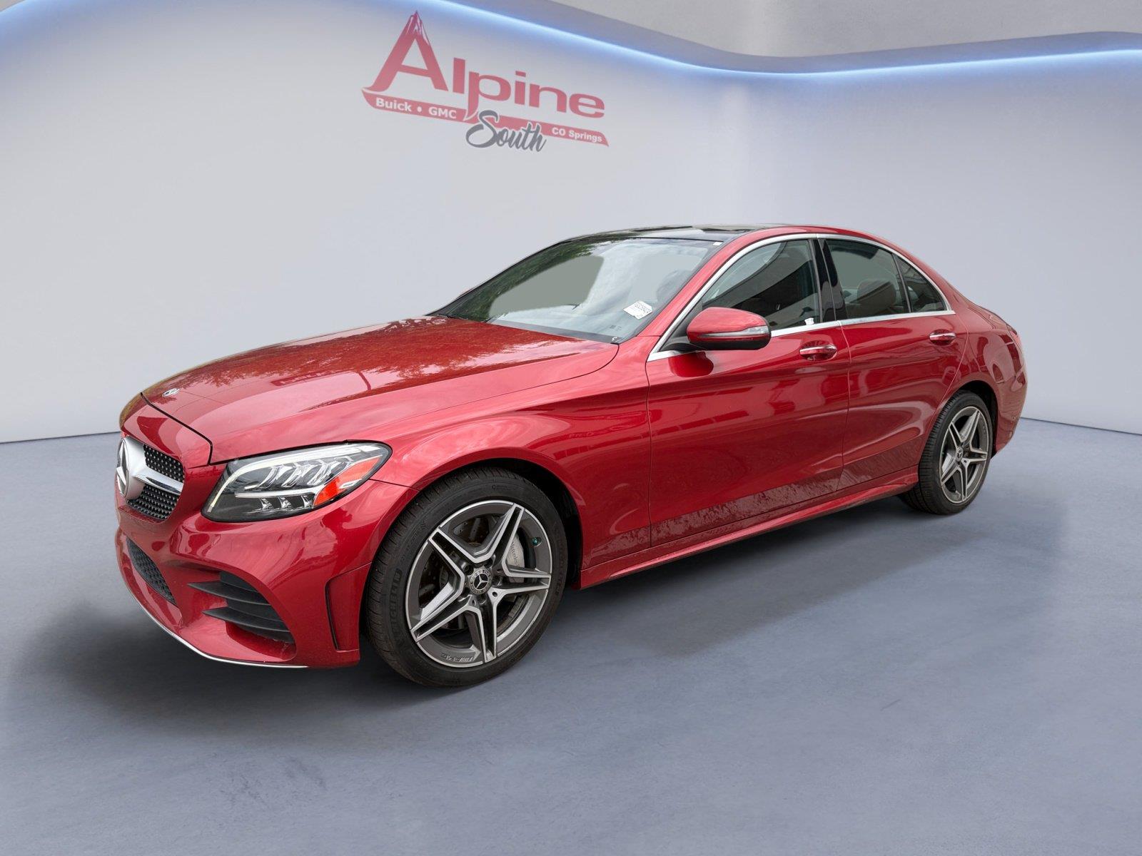 designo Cardinal Red Metallic 2020 Mercedes-Benz C-Class Sedan All-Wheel Drive Automatic