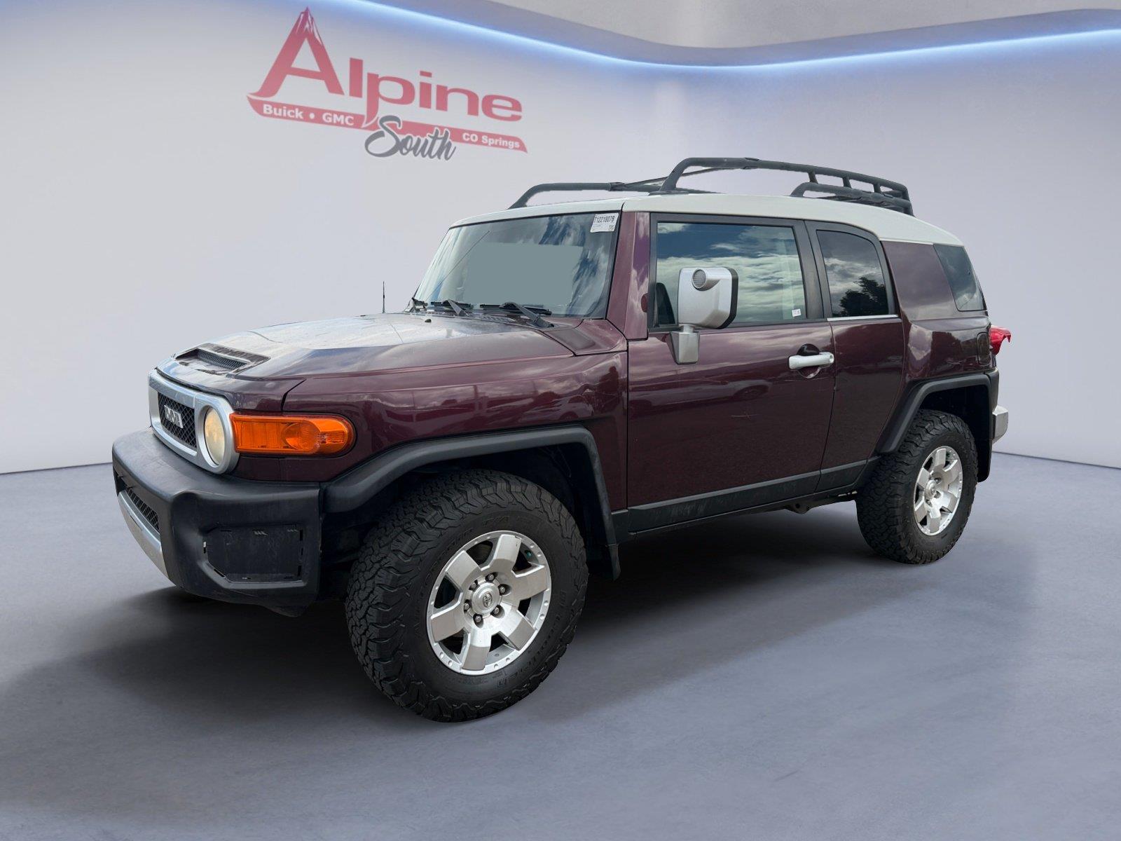 White/Black Cherry Pearl 2007 Toyota FJ Cruiser SUV / Crossover Four-Wheel Drive