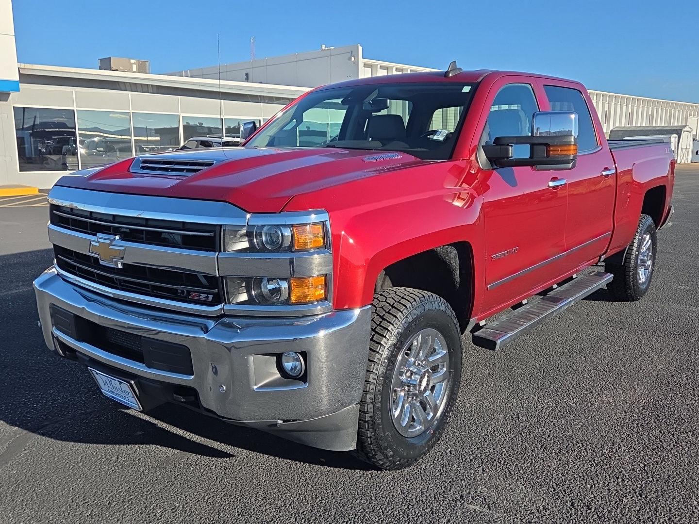 Cajun Red Tintcoat 2018 Chevrolet Silverado 3500HD Pickup Truck Four-Wheel Drive 6-Speed Automatic