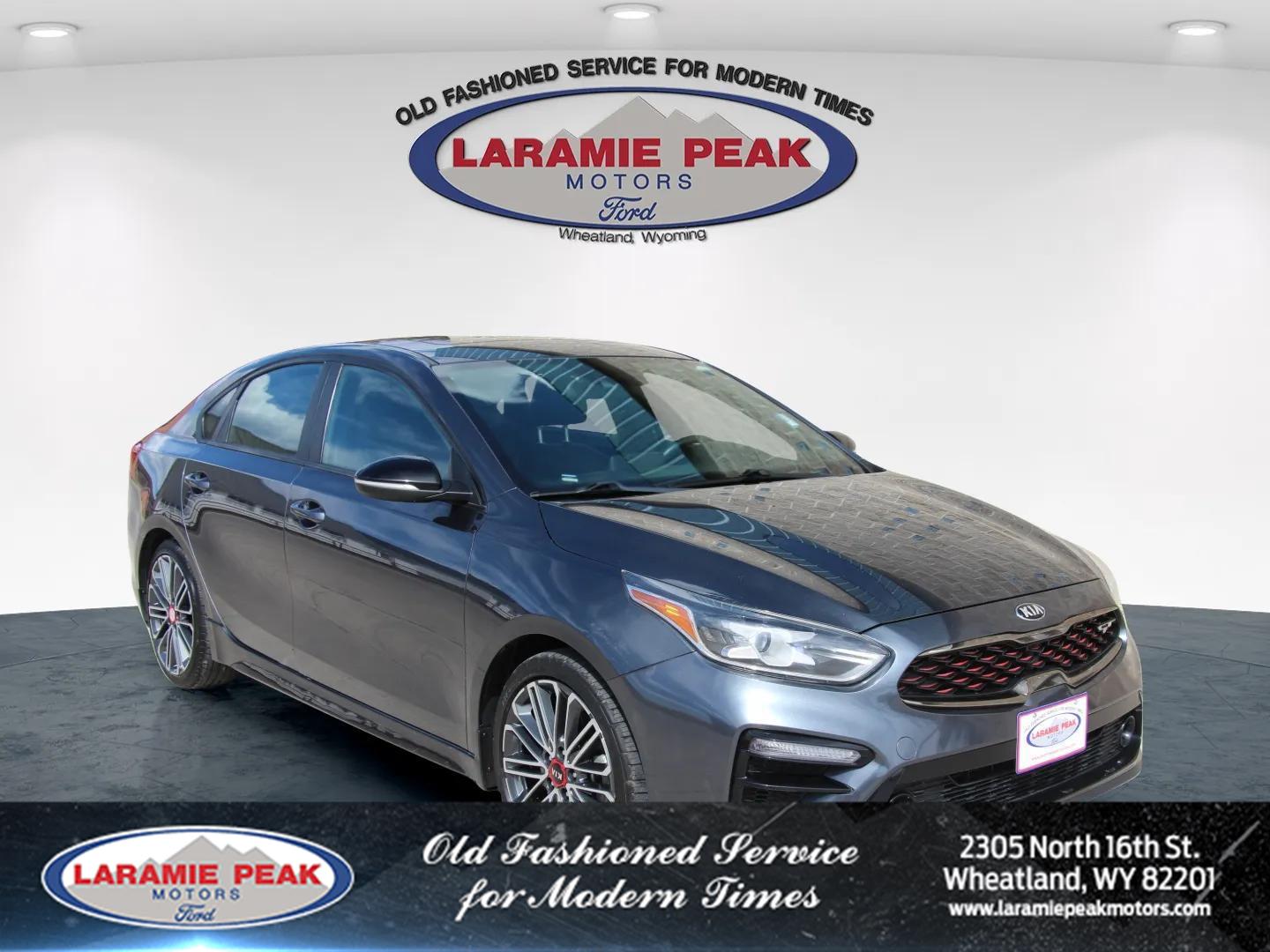 Gray (Gravity Grey) 2020 Kia Forte GT FWD Sedan Front-Wheel Drive 6-Speed Manual
