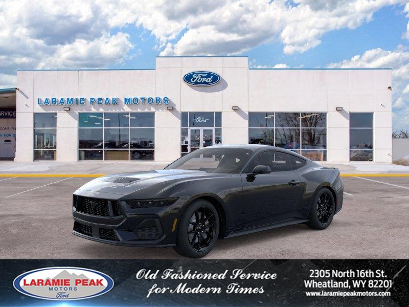 Shadow Black 2025 Ford Mustang Coupe Rear-Wheel Drive Automatic