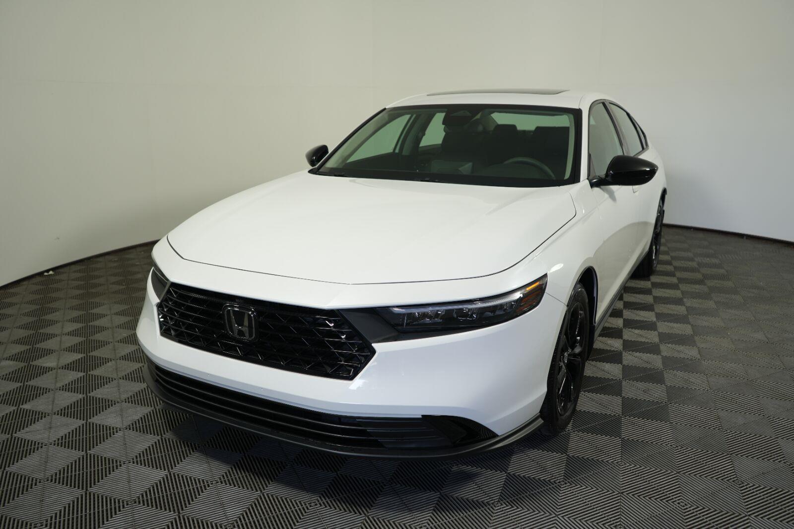 Platinum White Pearl 2025 Honda Accord Sedan Front-Wheel Drive Continuously Variable Transmission