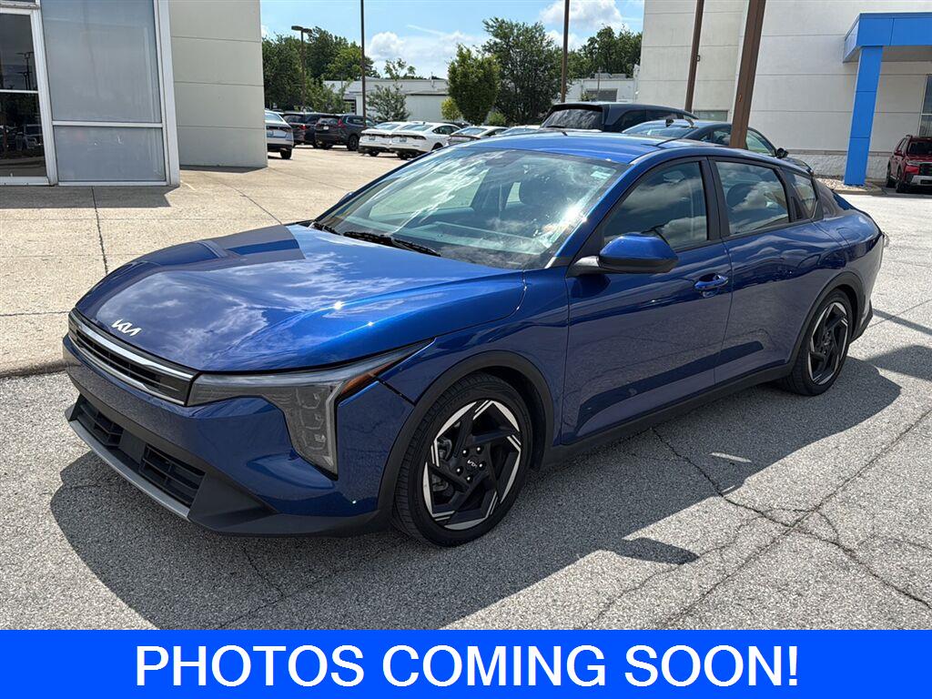 Deep Sea Blue 2025 Kia K4 Sedan Front-Wheel Drive Continuously Variable Transmission
