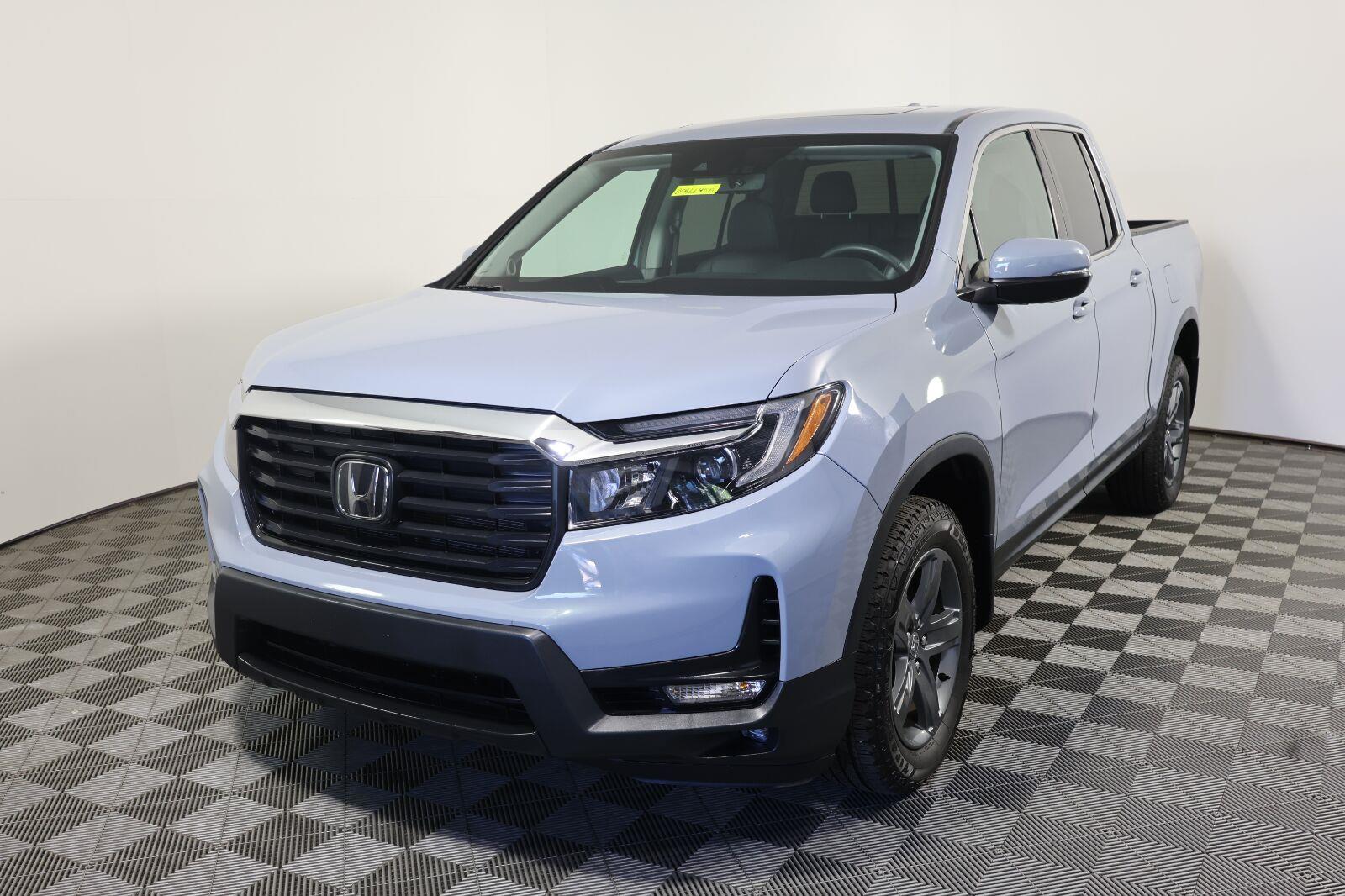Sonic Gray Pearl 2023 Honda Ridgeline Pickup Truck All-Wheel Drive 9-Speed Automatic