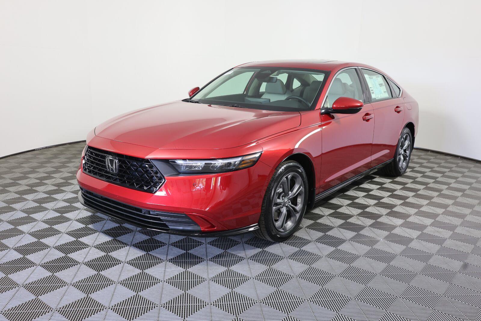 Radiant Red Metallic 2026 Honda Accord Hybrid Sedan Front-Wheel Drive 1-Speed Dual Clutch