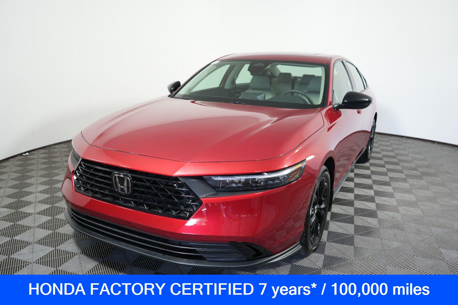 Radiant Red Metallic 2025 Honda Accord Sedan Front-Wheel Drive Continuously Variable Transmission