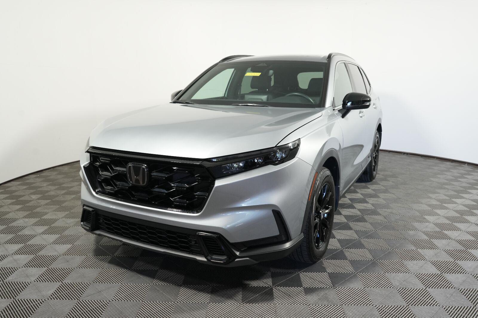 Lunar Silver Metallic 2024 Honda CR-V Hybrid SUV / Crossover All-Wheel Drive Continuously Variable Transmission