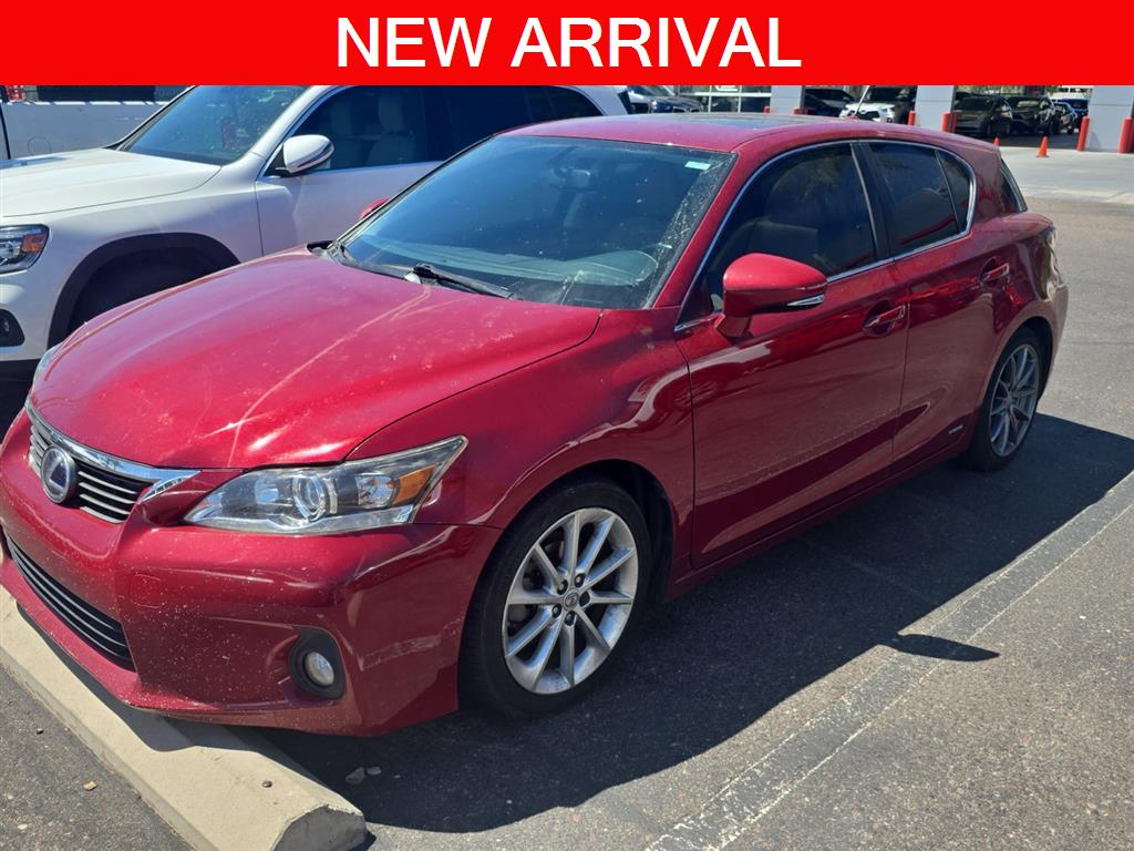 Matador Red Mica 2012 Lexus CT Hybrid 200h FWD Wagon Front-Wheel Drive Continuously Variable Transmission