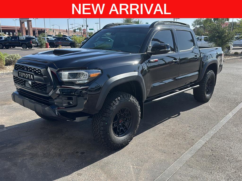 Midnight Black Metallic 2021 Toyota Tacoma TRD Pro Double Cab 4WD Pickup Truck Four-Wheel Drive 6-Speed Automatic