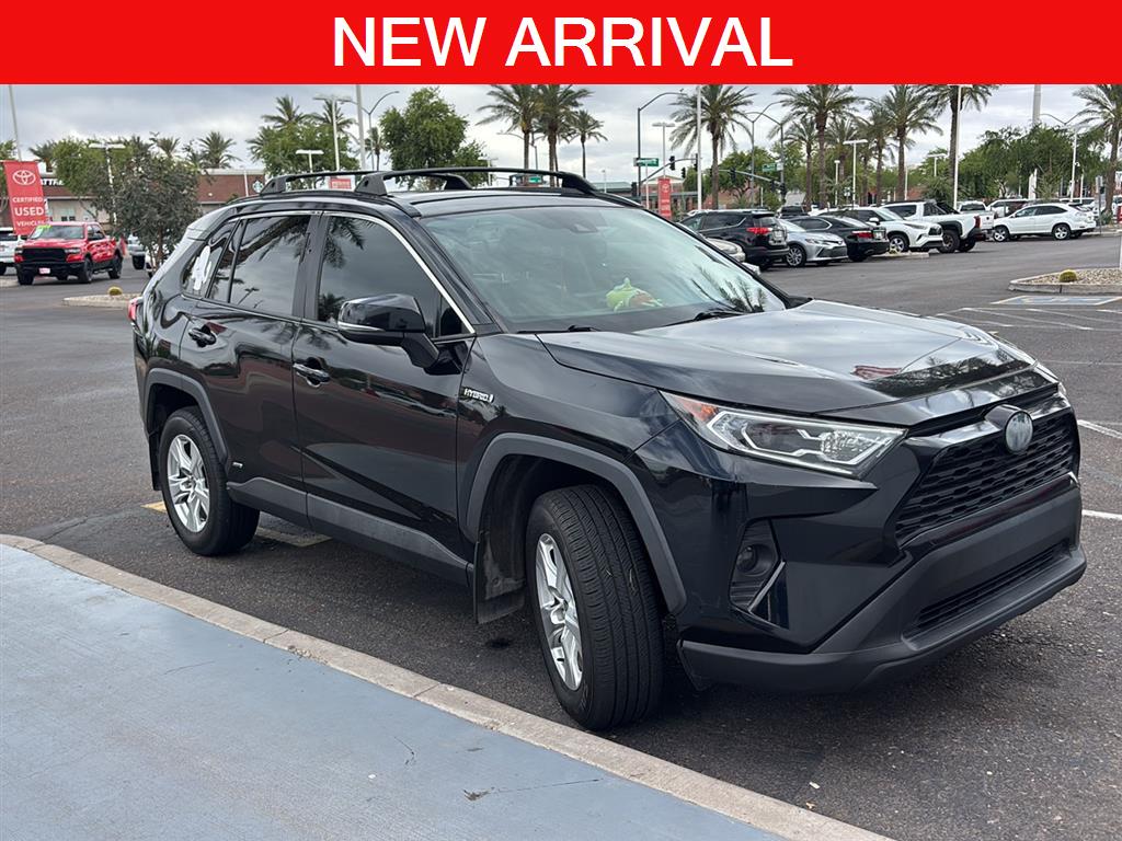 Midnight Black Metallic 2021 Toyota RAV4 Hybrid XLE AWD SUV / Crossover All-Wheel Drive Continuously Variable Transmission