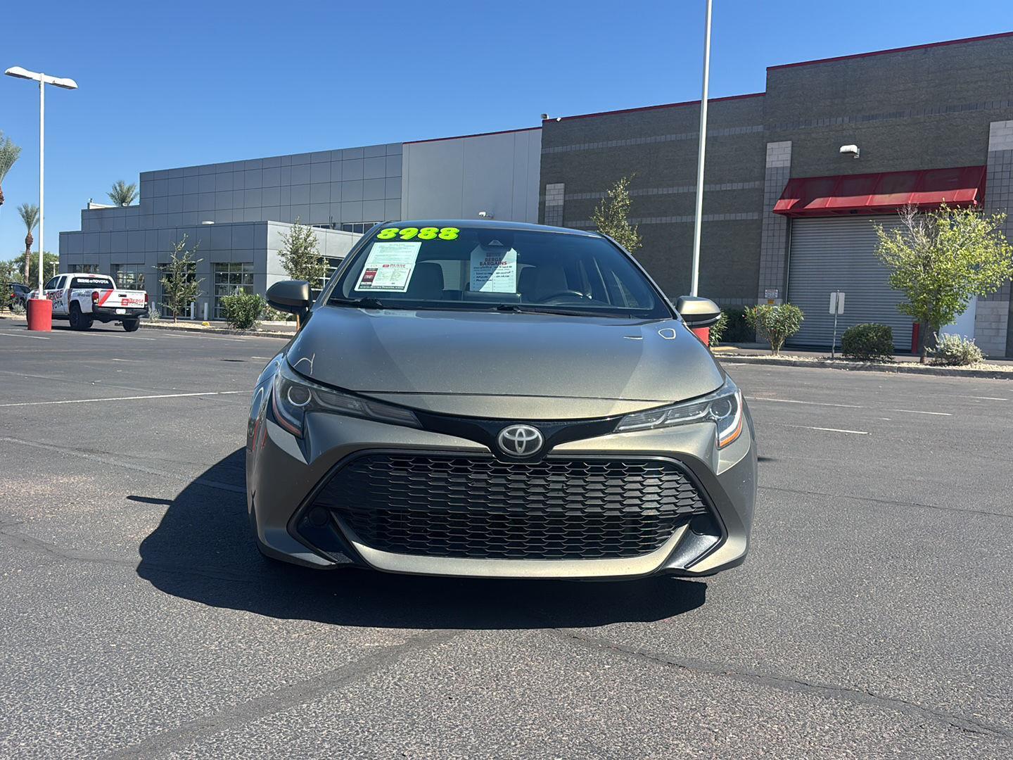 Used 2019 Toyota Corolla Hatchback SE with VIN JTNK4RBE1K3055130 for sale in Mesa, AZ
