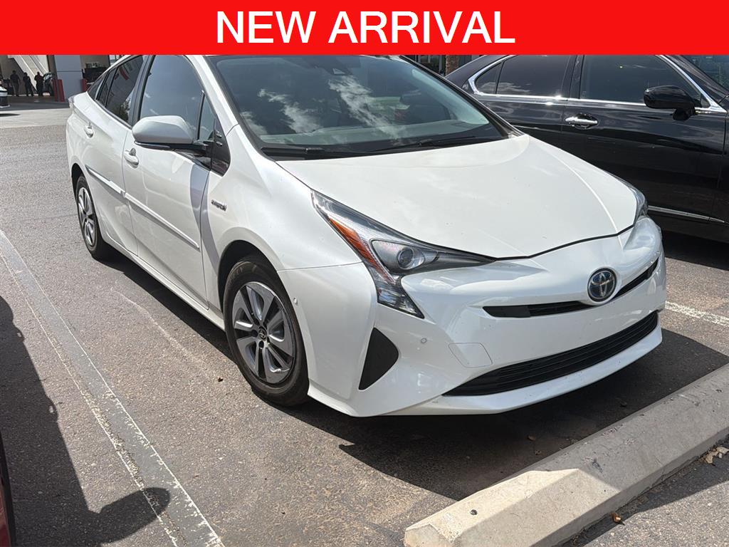 White (Blizzard Pearl) 2017 Toyota Prius Three FWD Hatchback Front-Wheel Drive Continuously Variable Transmission