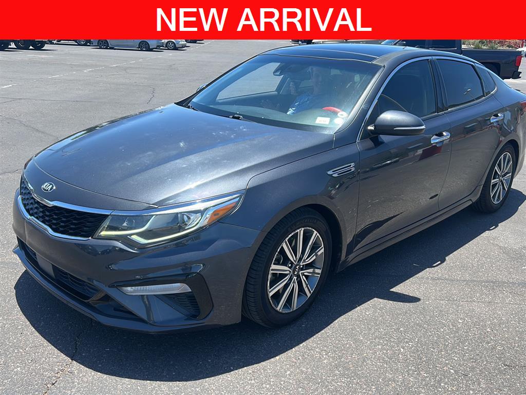 Gray (Platinum Graphite) 2019 Kia Optima EX FWD Sedan 7-Speed Automatic