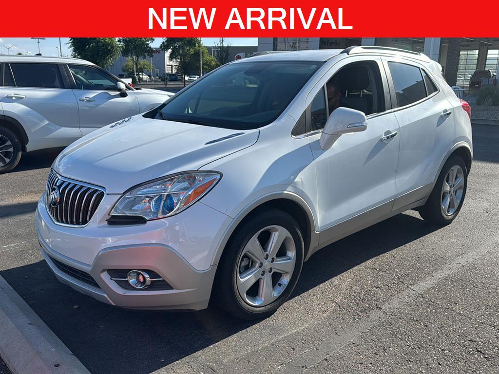 White Pearl Tricoat 2016 Buick Encore SUV / Crossover Front-Wheel Drive 6-Speed Automatic