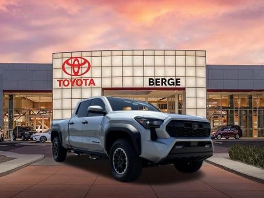 Celestial Silver Metallic 2025 Toyota Tacoma TRD Off-Road Double Cab 4WD Pickup Truck Four-Wheel Drive Automatic