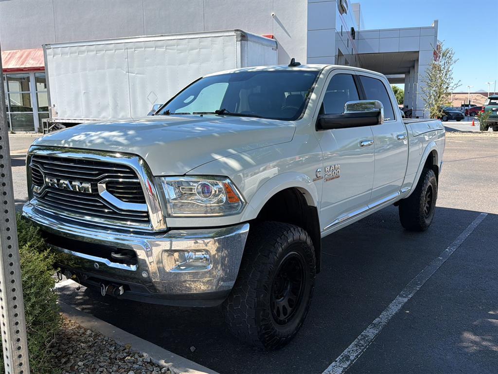 Pearl White 2016 RAM 2500 Pickup Truck Four-Wheel Drive 6-Speed Automatic