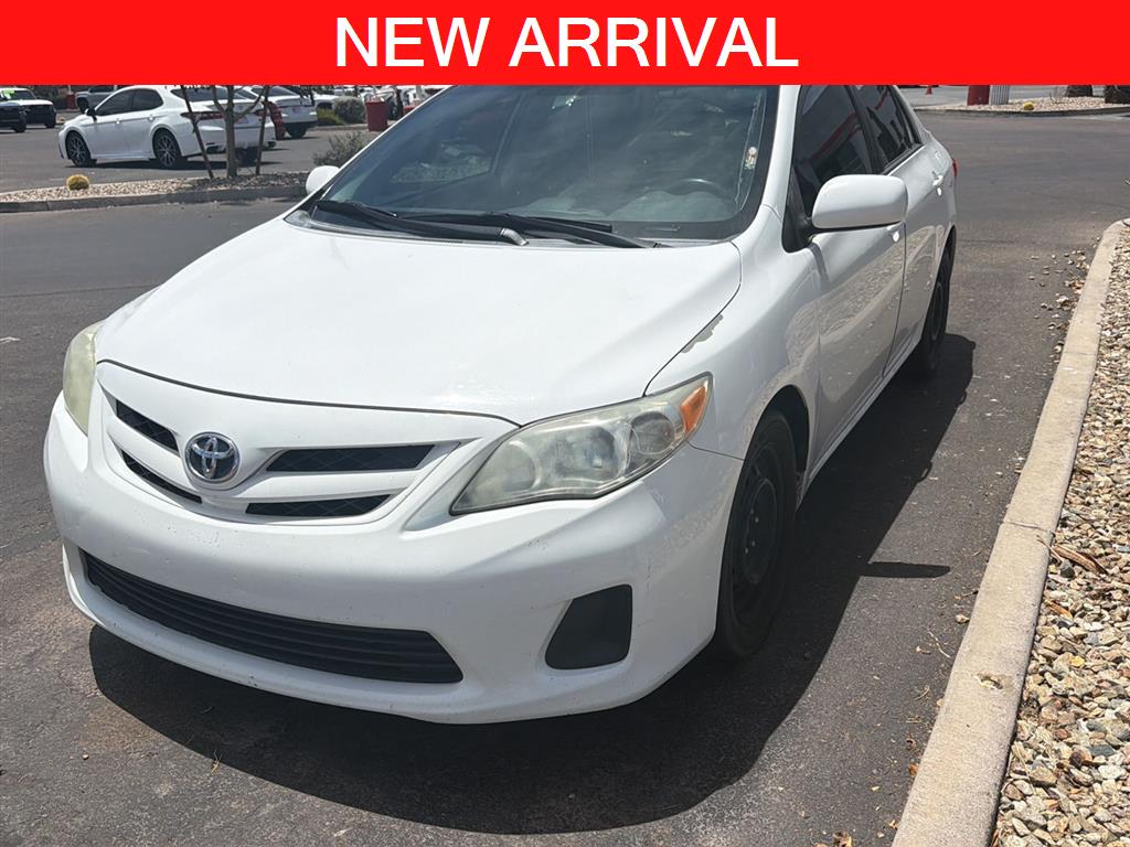 Super White 2012 Toyota Corolla Sedan Front-Wheel Drive Automatic