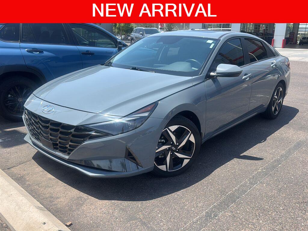 Electric Shadow 2023 Hyundai Elantra Hybrid Sedan Front-Wheel Drive Automatic