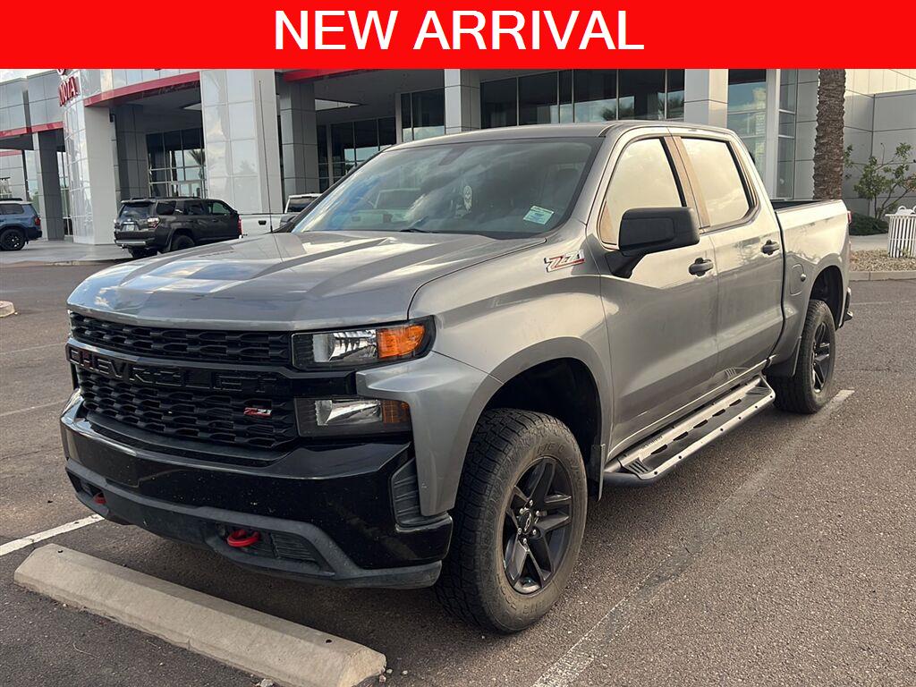 Gray (Satin Steel Metallic) 2019 Chevrolet Silverado 1500 Pickup Truck Four-Wheel Drive 6-Speed Automatic