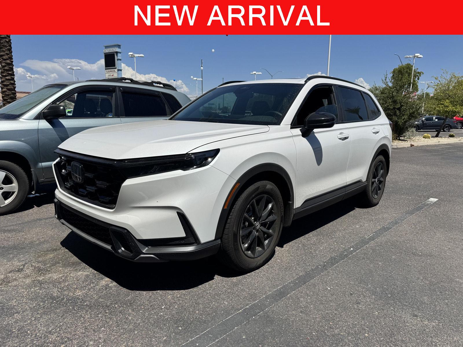 Platinum White Pearl 2026 Honda CR-V Hybrid SUV / Crossover Front-Wheel Drive Continuously Variable Transmission