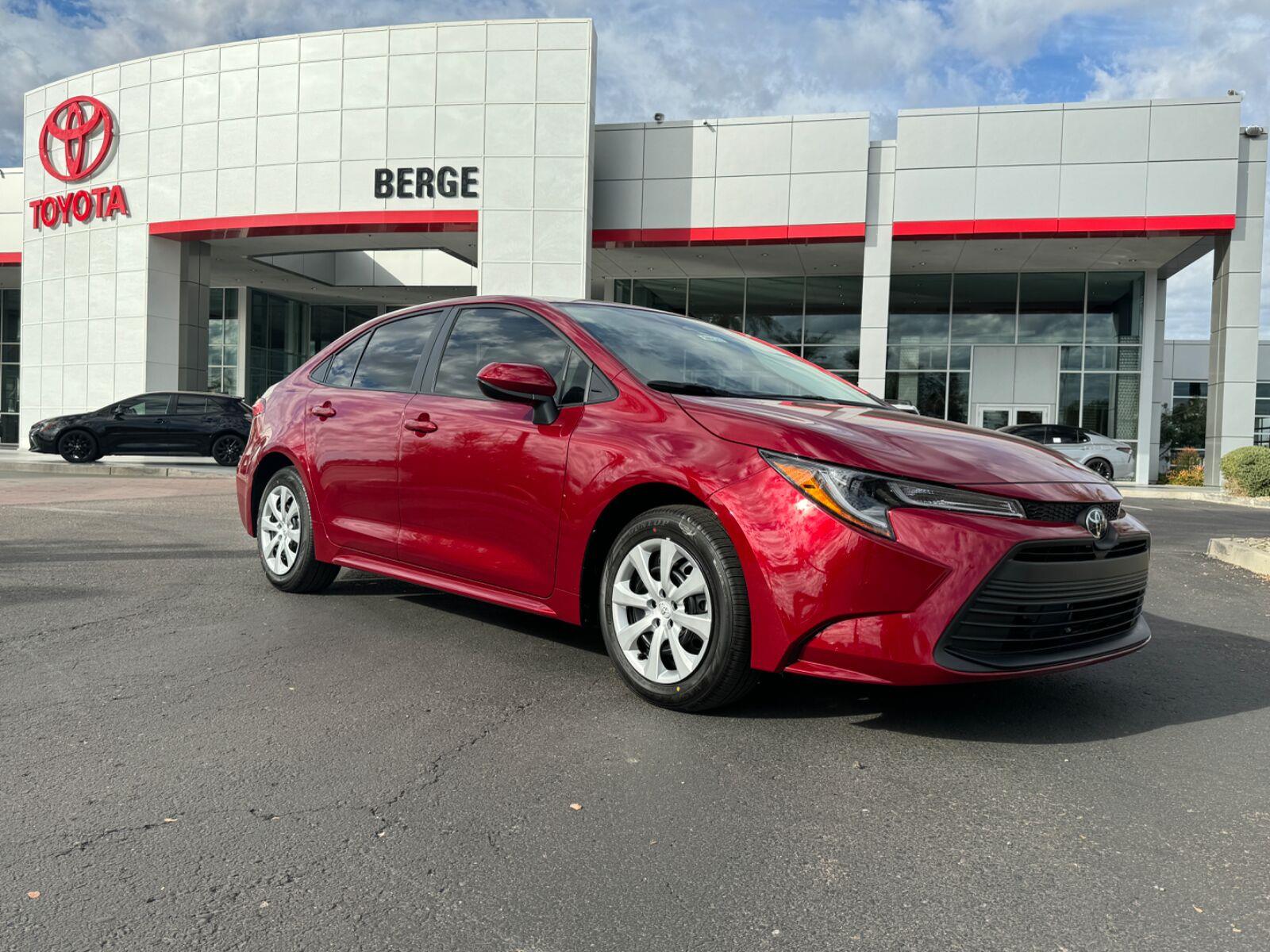 Red (Ruby Flare Pearl) 2026 Toyota Corolla Sedan Front-Wheel Drive Continuously Variable Transmission