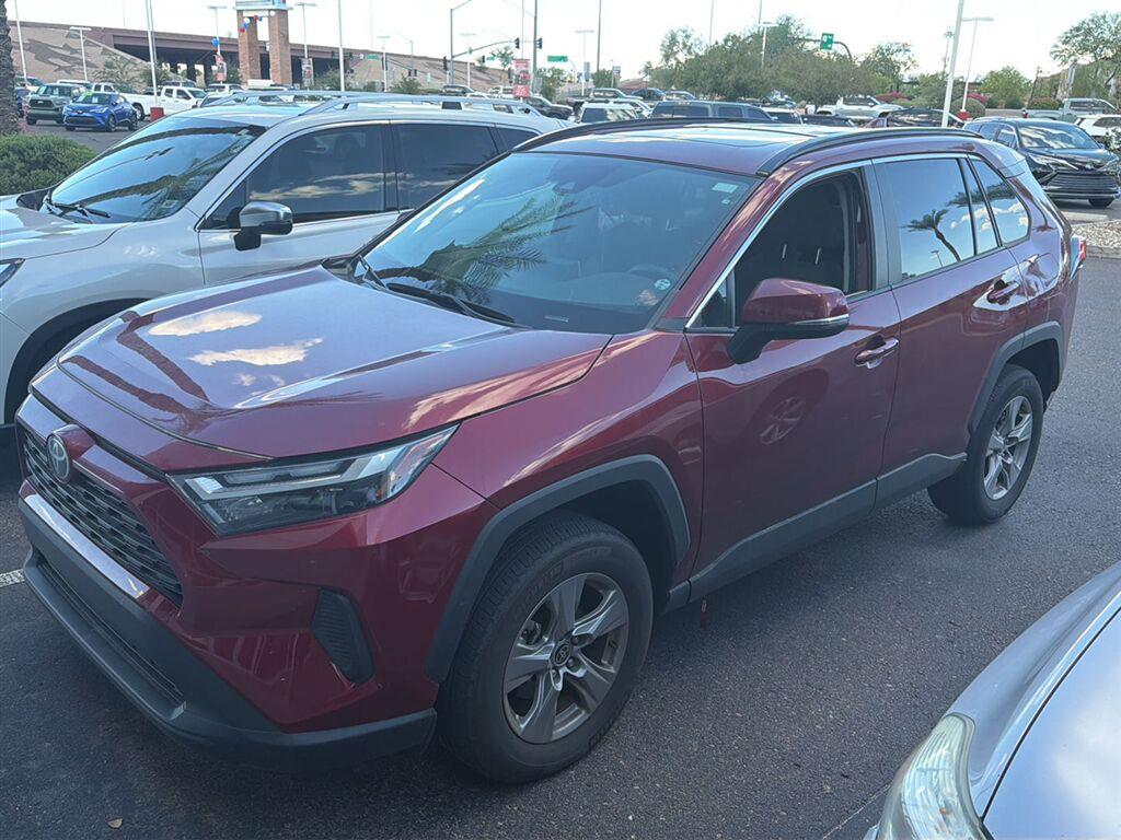 Red (Ruby Flare Pearl) 2025 Toyota RAV4 SUV / Crossover Front-Wheel Drive Automatic
