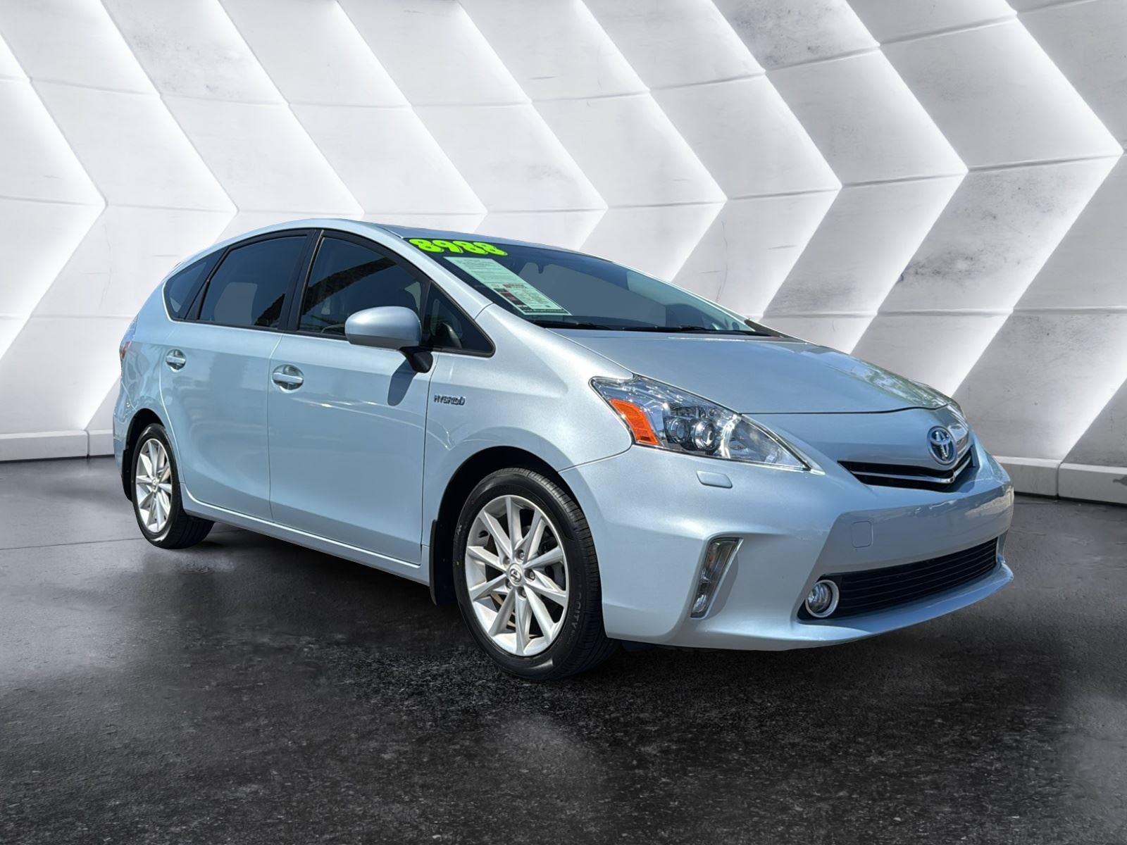 Blue Ribbon Metallic 2012 Toyota Prius v Five FWD Wagon Front-Wheel Drive Continuously Variable Transmission