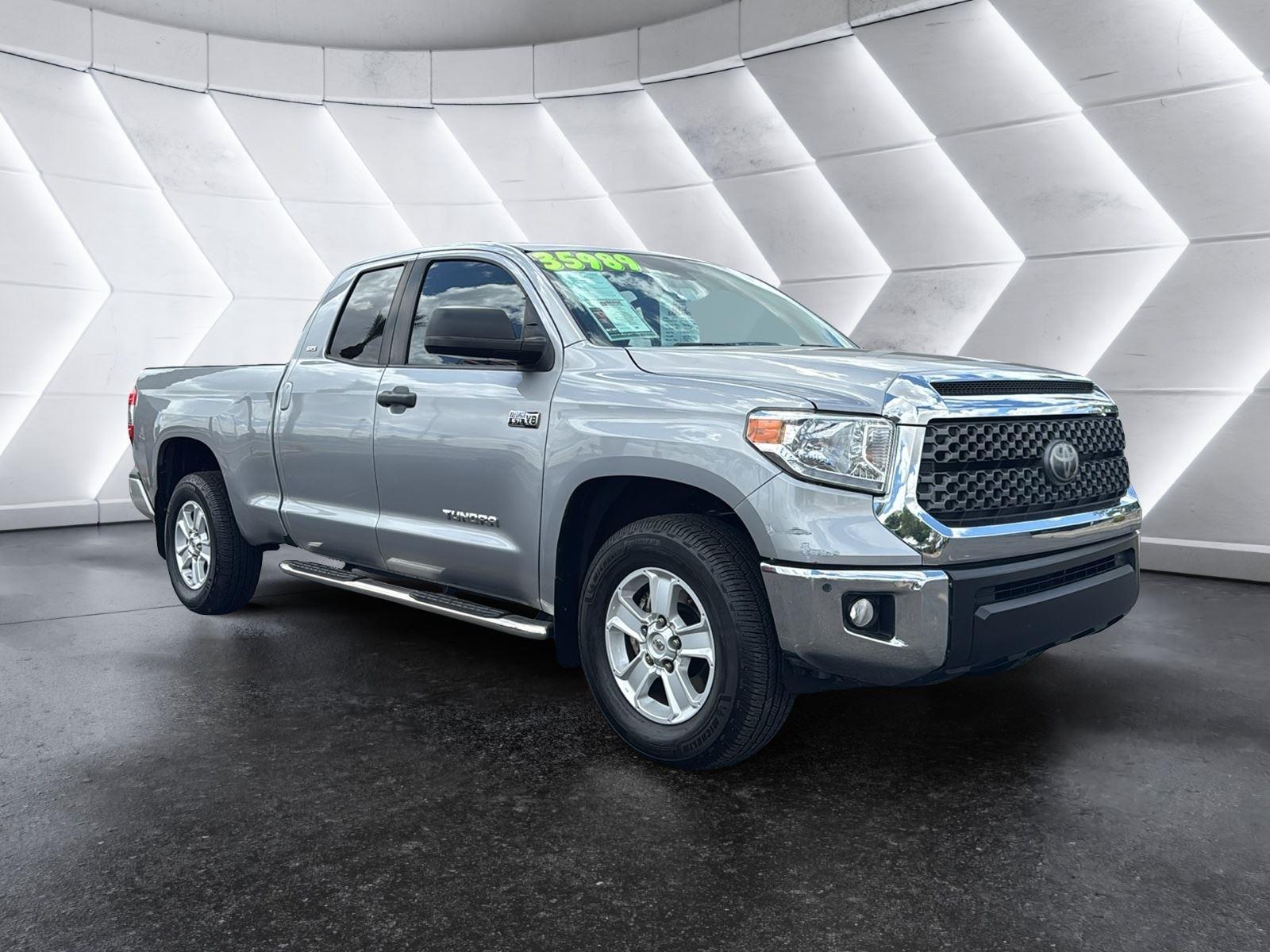 Silver Sky Metallic 2021 Toyota Tundra Pickup Truck 4X2 Automatic