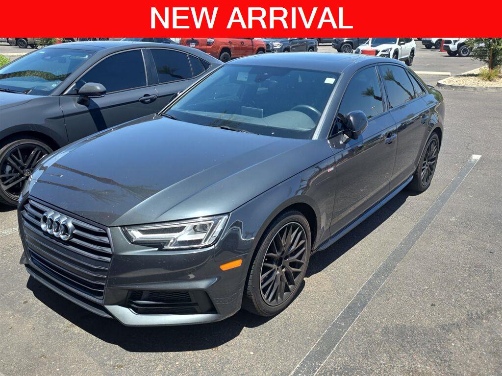 Manhattan Gray Metallic 2018 Audi A4 Sedan All-Wheel Drive Automatic