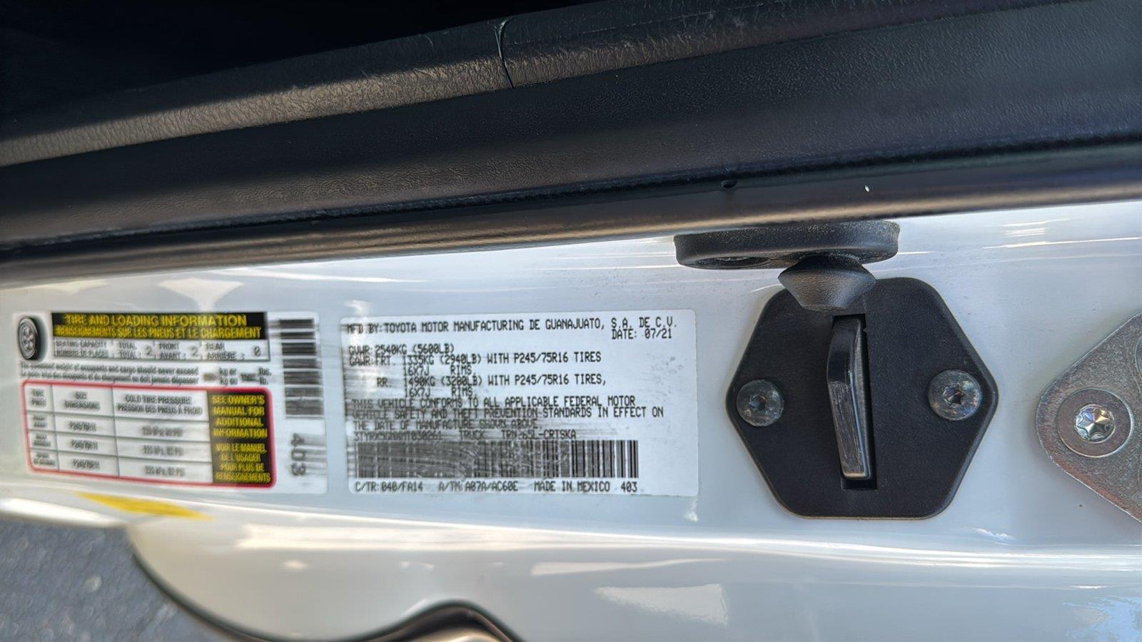 Used 2021 Toyota Tacoma Truck