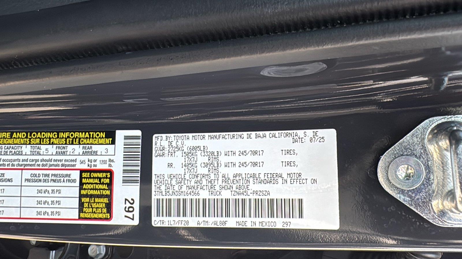Used 2025 Toyota Tacoma Truck