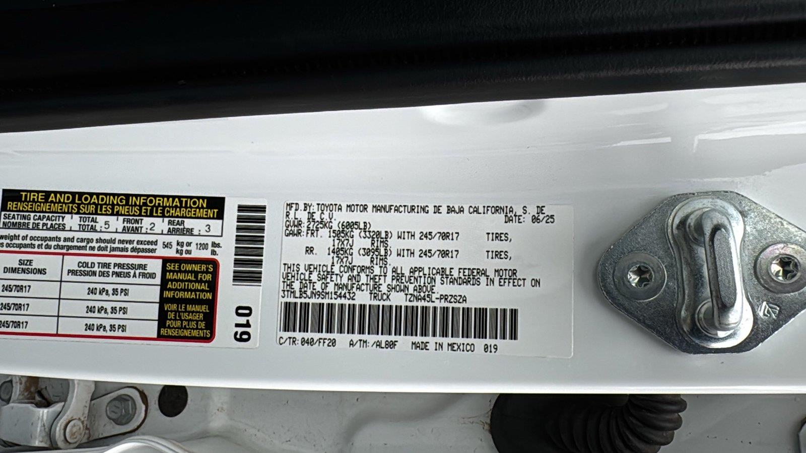 Used 2025 Toyota Tacoma Truck