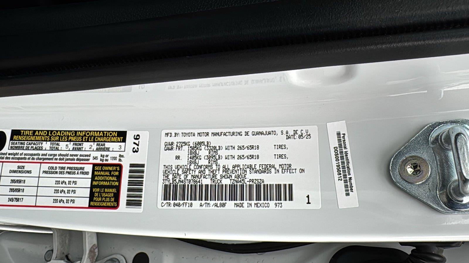 Used 2025 Toyota Tacoma Truck