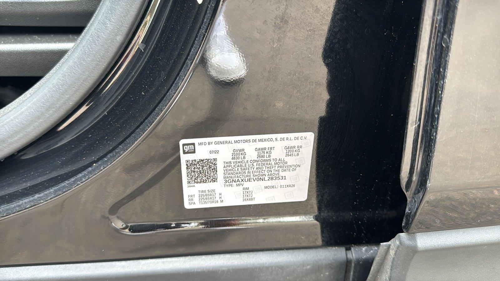 Used 2022 Chevrolet Equinox SUV