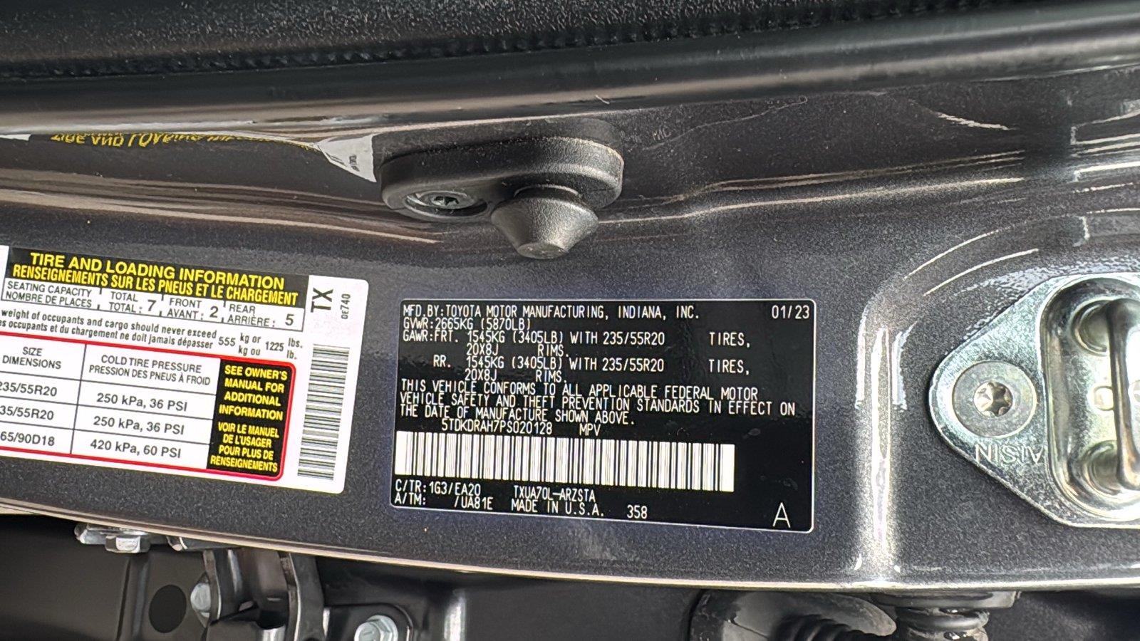 Used 2023 Toyota Highlander SUV