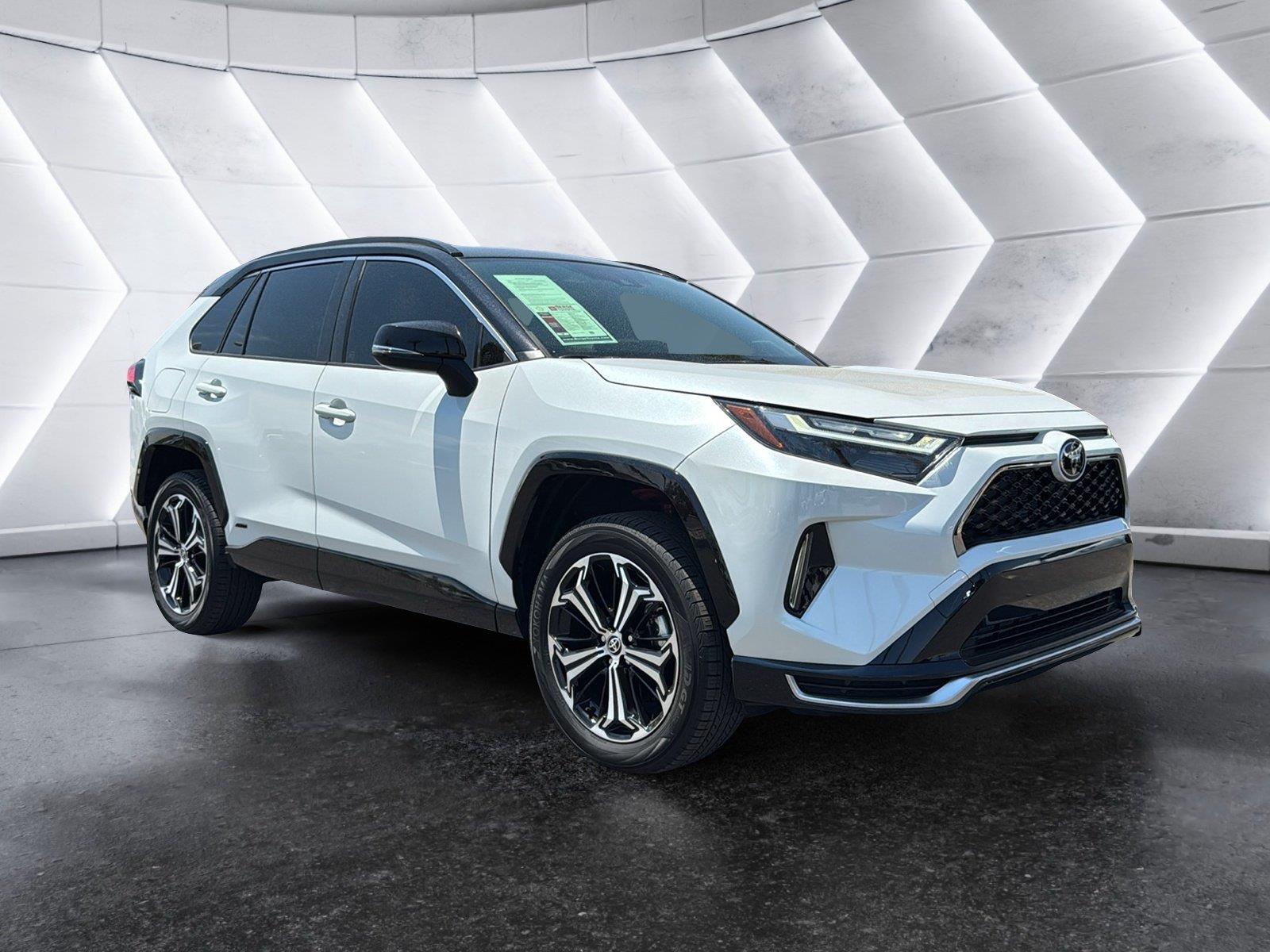 Wind Chill Pearl w/Midnight Black Metallic Roof 2025 Toyota RAV4 Plug-in Hybrid SUV / Crossover All-Wheel Drive Continuously Variable Transmission