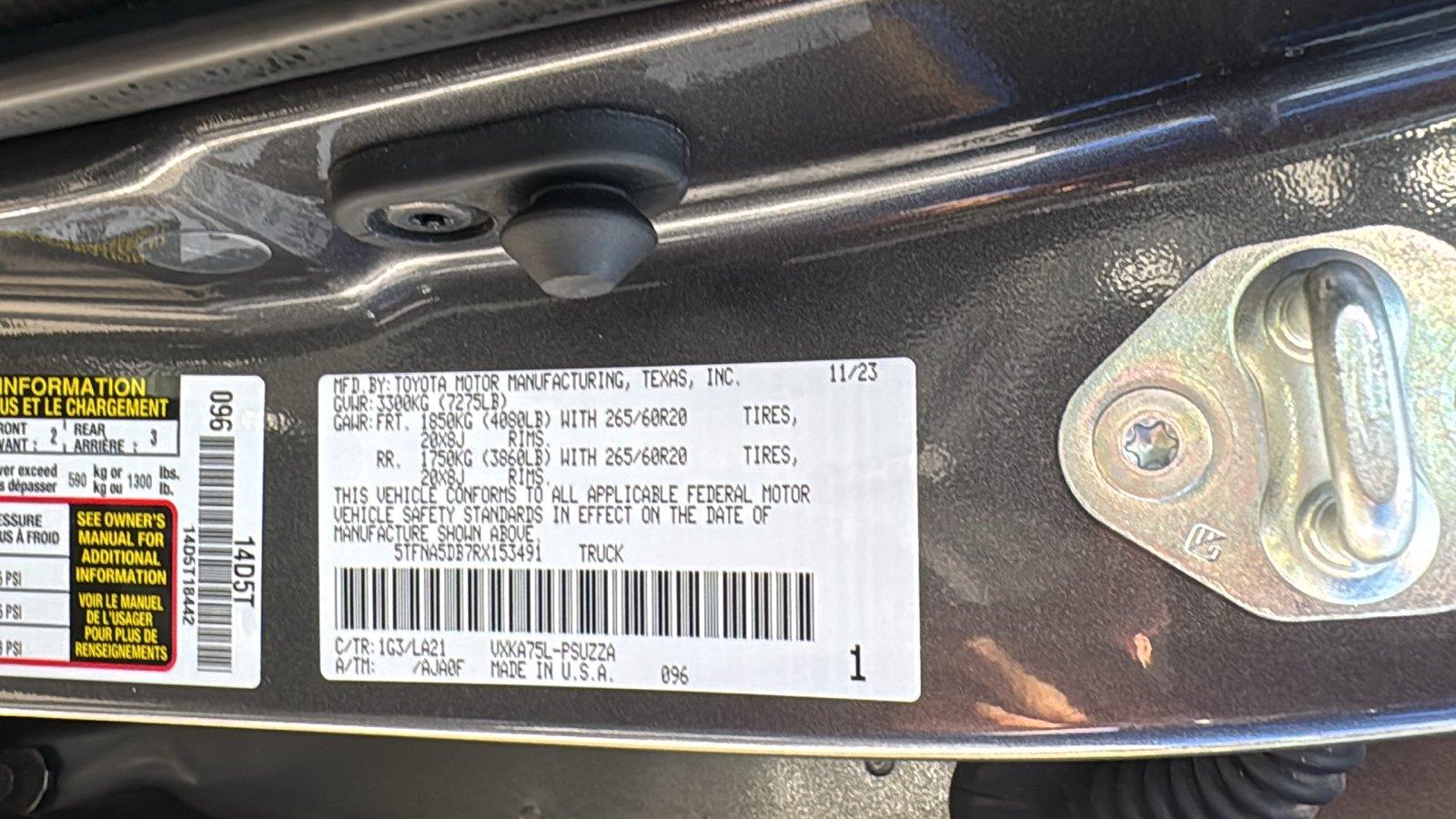 Used 2024 Toyota Tundra Truck