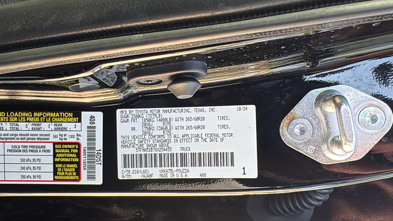 Used 2025 Toyota Tundra Truck