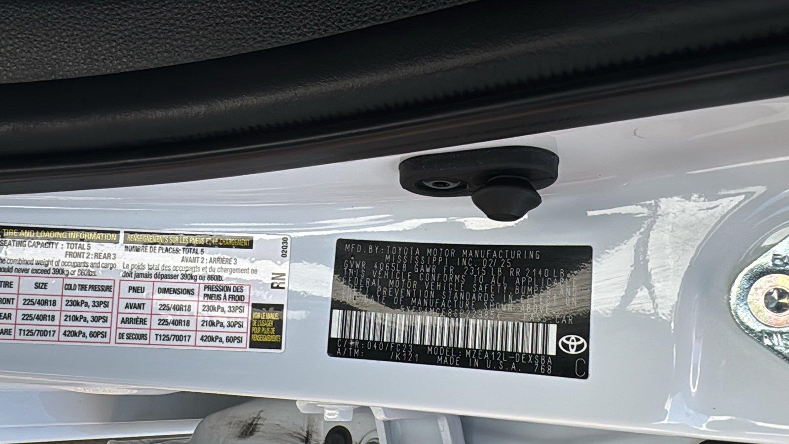 Used 2025 Toyota Corolla Sedan
