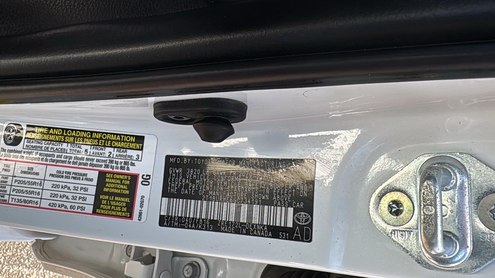 Used 2016 Toyota Corolla Sedan