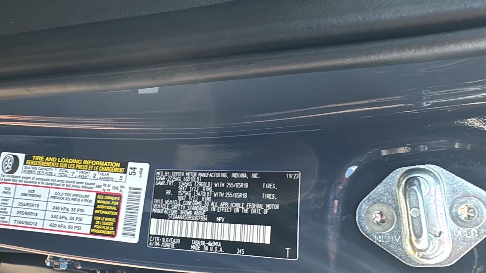 Used 2024 Toyota Grand Highlander SUV