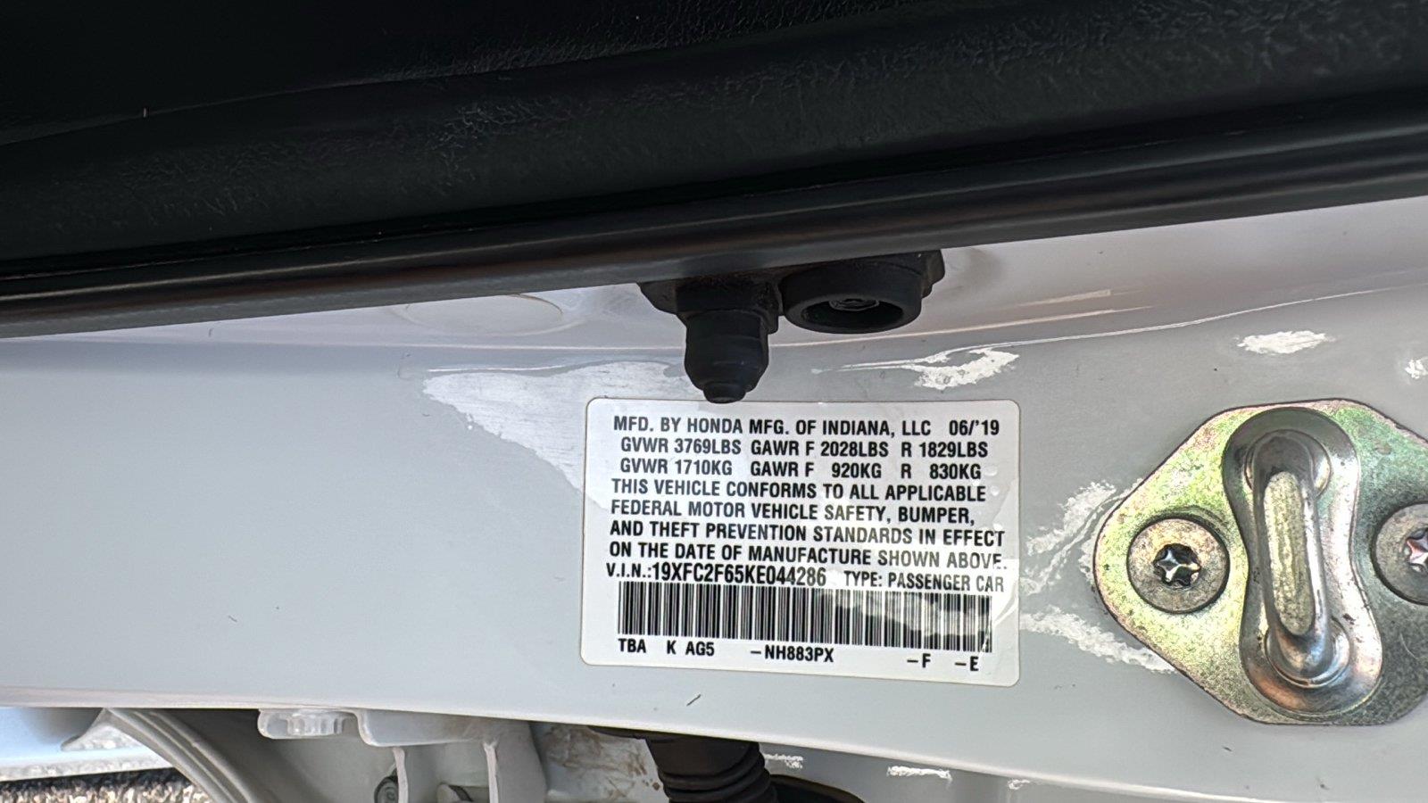 Used 2019 Honda Civic Sedan Sedan