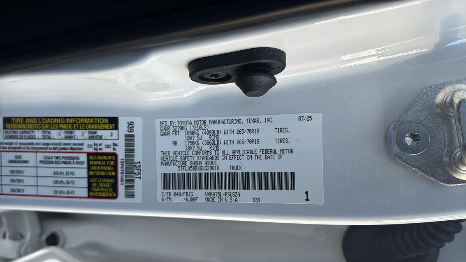 Used 2025 Toyota Tundra Truck