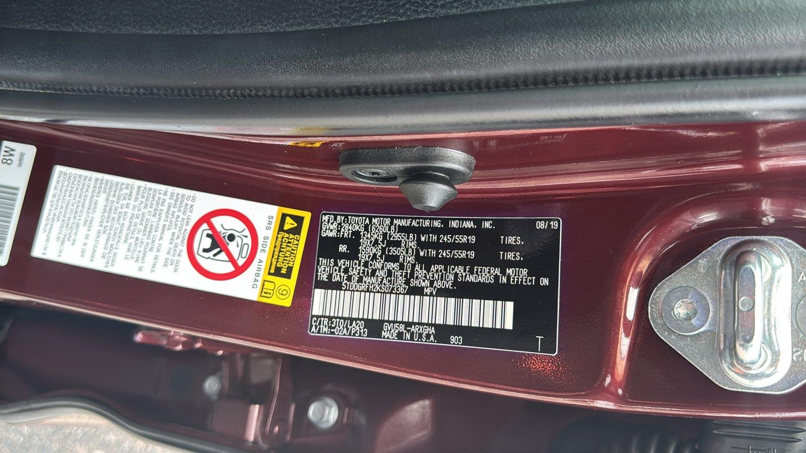 Used 2019 Toyota Highlander Hybrid SUV