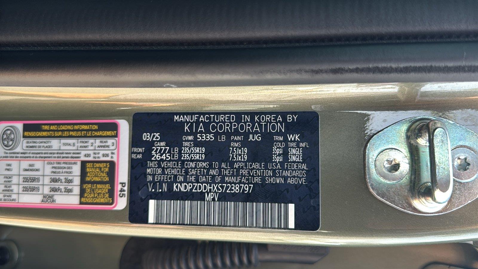 Used 2025 Kia Sportage Plug-In Hybrid SUV