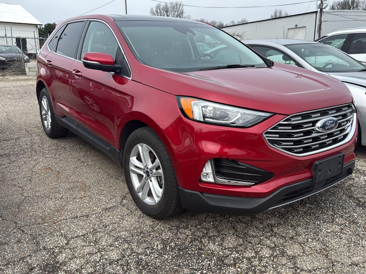 Rapid Red Metallic Tinted Clearcoat 2020 Ford Edge SEL FWD SUV / Crossover Front-Wheel Drive 8-Speed Automatic
